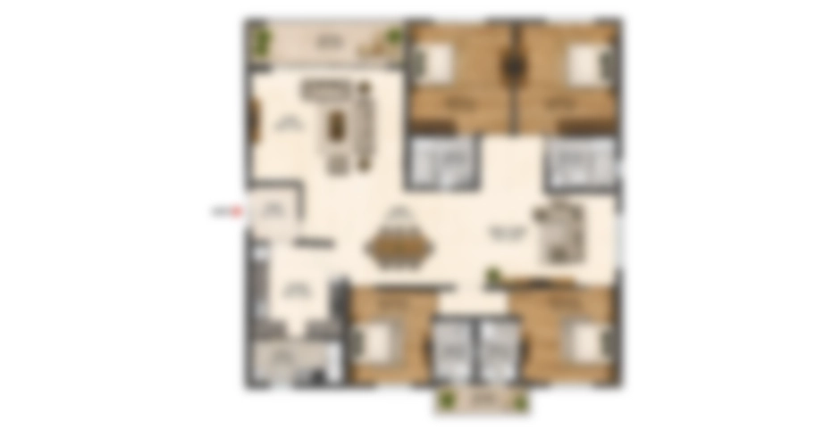 Mangeshi prestige Kalyan West Floor Plan