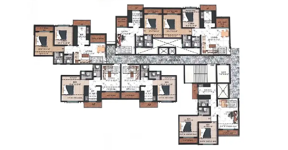 Mangeshi Velvetlife Floor Plans