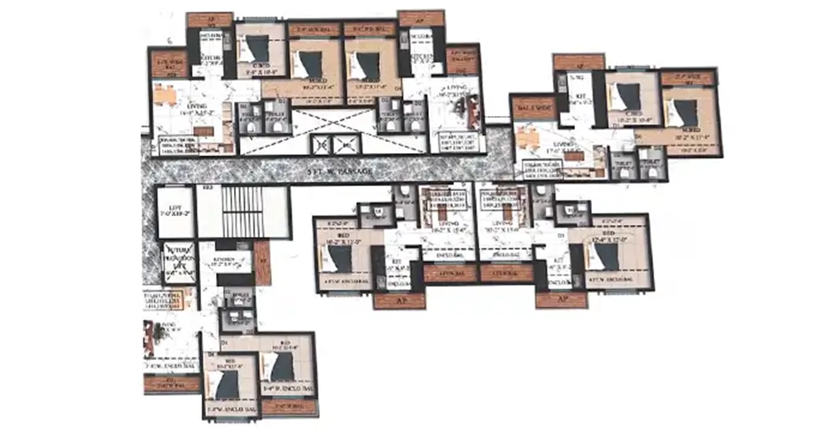 Mangeshi Velvetlife Floor Plans