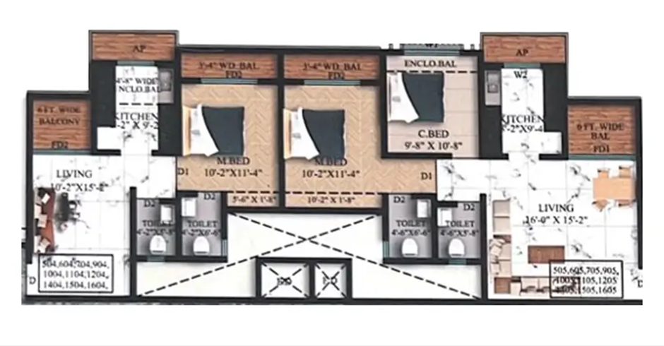 Mangeshi Velvetlife Floor Plans